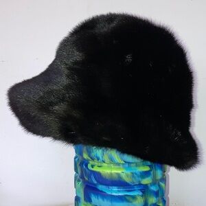 Luxurious Black Fur Hat